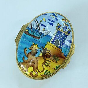 Halicoy Day for Tiffany Quinto Centenario enamel box A71